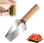 Tri-blade watermelon slicer with wood handle - Image 7