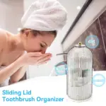 Sliding Lid Toothbrush Organizer - Image 11