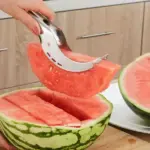 3in1 Stainless Steel Watermelon Cantaloupe Slicer Knife Corer Fruit Vegetable Tools Kitchen - Image 5