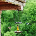 Hanging Umbrella Girl Bird Feeder Garden Decor - Image 6