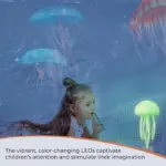 LED gradient swimming jellyfish atmosphere light night light - Image 6