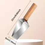 Tri-blade watermelon slicer with wood handle - Image 6