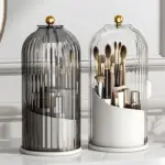 Sliding Lid Toothbrush Organizer