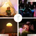 LED gradient swimming jellyfish atmosphere light night light - Image 7