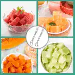 2025 Dual-Head Watermelon Fork Slicer – 2-in-1 Stainless Steel Cutter & Fork for Easy, Fun Melon Serving - Image 5