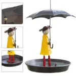 Hanging Umbrella Girl Bird Feeder Garden Decor - Image 10