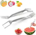 2025 Dual-Head Watermelon Fork Slicer – 2-in-1 Stainless Steel Cutter & Fork for Easy, Fun Melon Serving - Image 7