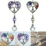 Crystal Wind Chime Tree Of Life Suncatcher - Image 2