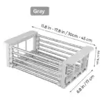 Stainless Steel Retractable Dish Drying Rack – Rust-Resistant, Space-Saving Sink Organizer for Efficient Kitchen Storage - Image 8
