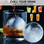 Food Grade Stackable Slow Melting DIY Ice Ball For Cocktail Whiskey - Image 3