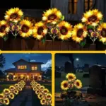 Solar LED Sunflower Garden Lights - Image 3