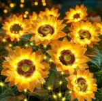 Solar LED Sunflower Garden Lights - Image 7