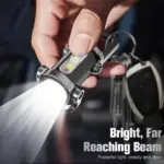 Portable Rechargeable Bright Keychain Flashlight - Image 4