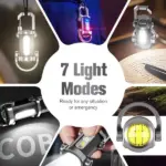 Portable Rechargeable Bright Keychain Flashlight - Image 5
