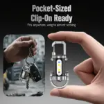 Portable Rechargeable Bright Keychain Flashlight - Image 6