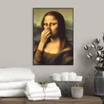Mona Lisa Bathroom Wall Art Decoration - Image 10