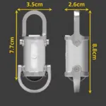 Portable Rechargeable Bright Keychain Flashlight - Image 9