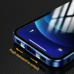360° Magnetic iPhone Case with Privacy Screen – Tempered Glass Full Protection - Image 2
