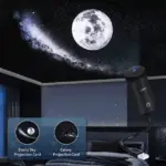 USB Galaxy Star Projector – 360° Adjustable Night Sky Lamp for Bedroom & Room Decor