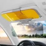 2-in-1 Car Sun Visor Anti-Glare Extender – Day & Night Driving Eye Protection Shield