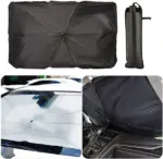Car Windshield Sun Shade Umbrella – Foldable UV Protection Cover with 360° Adjustable Handle - Image 11