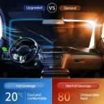 Car Windshield Sun Shade Umbrella – Foldable UV Protection Cover with 360° Adjustable Handle - Image 2
