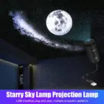 USB Galaxy Star Projector – 360° Adjustable Night Sky Lamp for Bedroom & Room Decor - Image 2