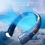 5-Speed Wearable Neck Fan with LED Light – Hands-Free Personal Cooling Fan - Image 2