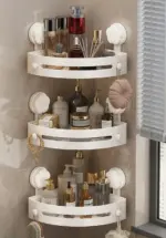 Corner Shower Storage Rack – Space-Saving Bathroom Organizer - Image 4