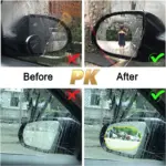 Nano Rearview Mirror Protection Film – Anti-Fog & Rainproof (Set of 12) - Image 3
