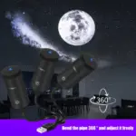 USB Galaxy Star Projector – 360° Adjustable Night Sky Lamp for Bedroom & Room Decor - Image 3