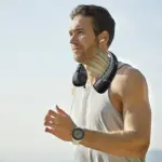 5-Speed Wearable Neck Fan with LED Light – Hands-Free Personal Cooling Fan - Image 3