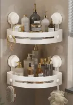 Corner Shower Storage Rack – Space-Saving Bathroom Organizer - Image 5