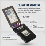 RFID Pop-Up Wallet – Slim Aluminum Card Holder with Money Clip - Image 8