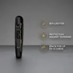 RFID Pop-Up Wallet – Slim Aluminum Card Holder with Money Clip - Image 7