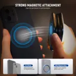 Magnetic Selfie Light for MagSafe iPhone – Rechargeable LED Fill Light with Mirror & Adjustable Color Modes - Image 5