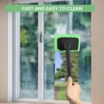 Car Window Cleaner Kit – Extendable Glass Wiper with Washable Microfiber Pads - Image 6