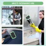 Car Window Cleaner Kit – Extendable Glass Wiper with Washable Microfiber Pads - Image 7