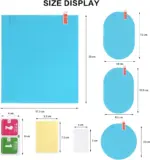 Nano Rearview Mirror Protection Film – Anti-Fog & Rainproof (Set of 12) - Image 7