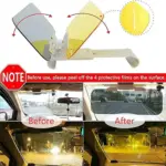 2-in-1 Car Sun Visor Anti-Glare Extender – Day & Night Driving Eye Protection Shield - Image 7