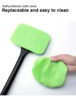Car Window Cleaner Kit – Extendable Glass Wiper with Washable Microfiber Pads - Image 8