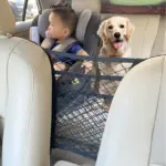 Car Seat Storage Net Organizer – Stretchable Barrier for Extra Storage