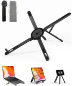 3-in-1 Magnetic Aluminum Stand – Foldable Laptop, Tablet & Phone Desk Stand - Image 8