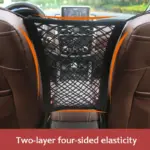 Car Seat Storage Net Organizer – Stretchable Barrier for Extra Storage - Image 10