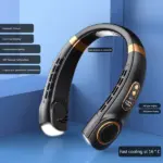 5-Speed Wearable Neck Fan with LED Light – Hands-Free Personal Cooling Fan - Image 7