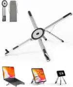 3-in-1 Magnetic Aluminum Stand – Foldable Laptop, Tablet & Phone Desk Stand - Image 9