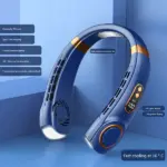 5-Speed Wearable Neck Fan with LED Light – Hands-Free Personal Cooling Fan - Image 9
